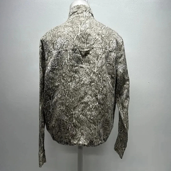 Rails Tennessee Utility Jacket Sand Snakeskin Full Zip Size XS - Picture 9 of 11